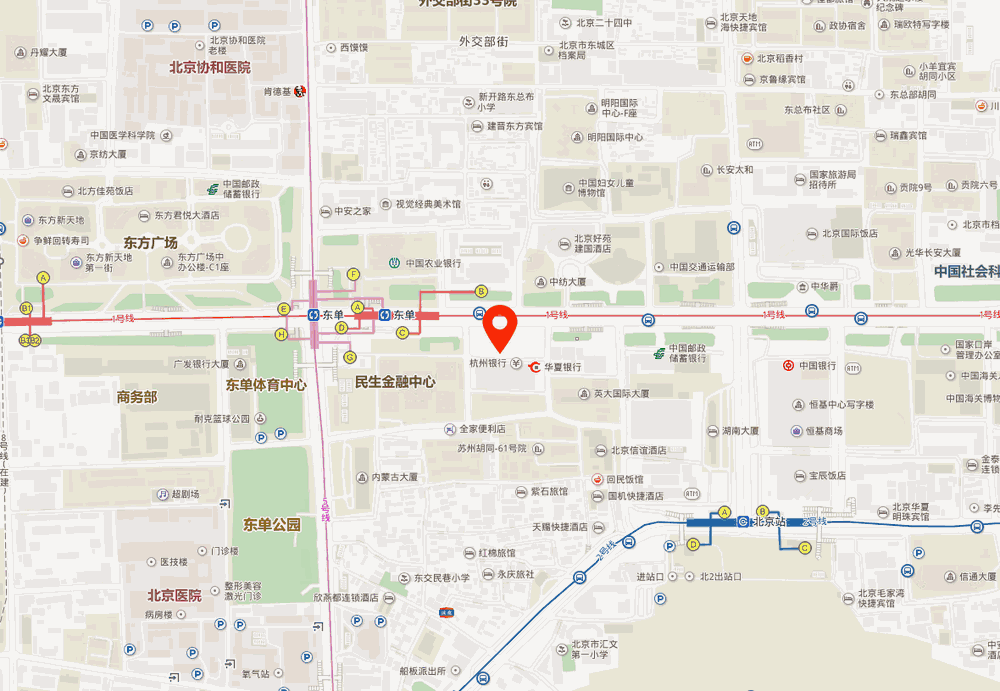 北京新闻大厦位置地图